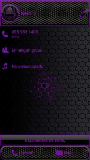THEME DARKSPACE PURLE EXDIALER screenshot 3