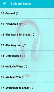 Eminem Songs Offline 5 تصوير الشاشة