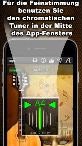 Chromatic Mandolin Tuner screenshot 2