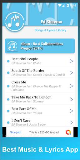 Ed Sheeran Songs screenshot 1