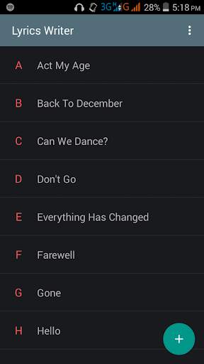 Lyrics Writer with Chords screenshot 5