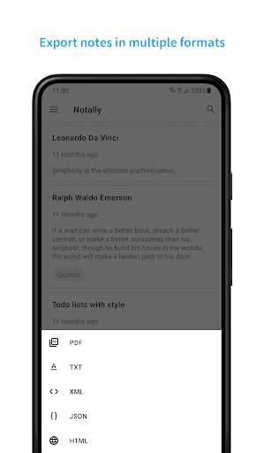 Notally | Minimalist Notes screenshot 4