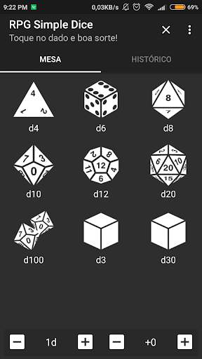 RPG Simple Dice screenshot 1