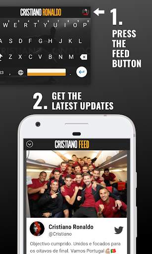 Cristiano Ronaldo Keyboard screenshot 2