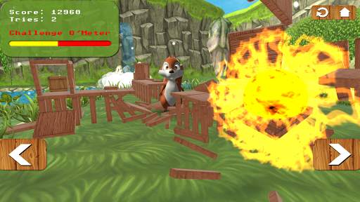Squirrel Bricks Game: Smash it screenshot 1