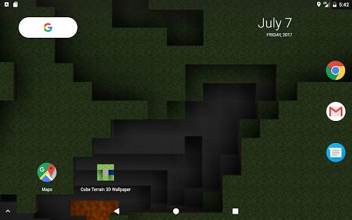 Cube Terrain 3D Live Wallpaper screenshot 11