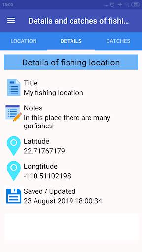 GPS Fishing Tracker screenshot 8