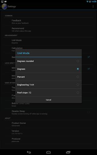 Clinometer     bubble level screenshot 21