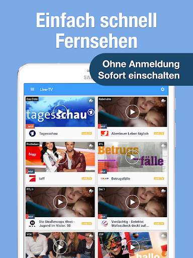 TV.de Live TV App Fernsehen screenshot 9