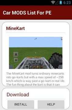 Car MODS List For PE screenshot 4