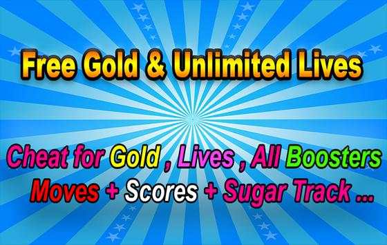 Cheat candy crush saga Unlimited Moves Free prank screenshot 3