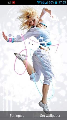 Dancing Girls Live Wallpaper screenshot 2