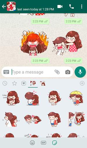 Couple Love Stickers for WhatsApp - Wastickerapps screenshot 3
