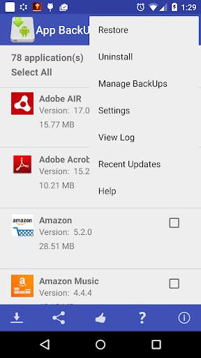 App Backup Lite screenshot 2