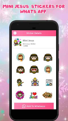 Mini Jesus Sticker For Watsapp screenshot 3