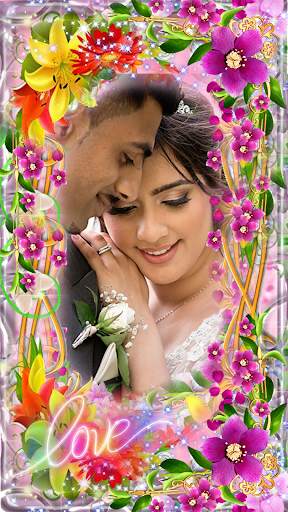 Lovely flower photo frame screenshot 1