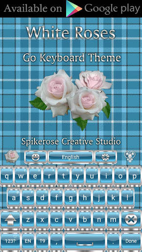 White Roses Go Launcher theme screenshot 6