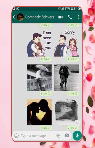 💝New Romantic Stickers for WhatsApp ♥️ screenshot 9