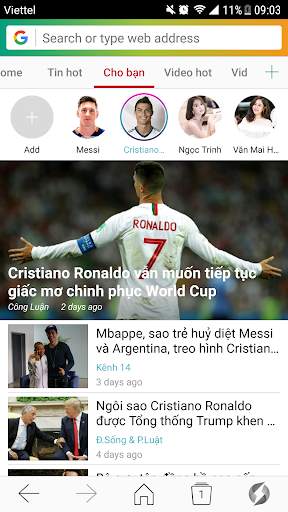 SFive Browser - Trình duyệt nhanh & an toàn screenshot 3