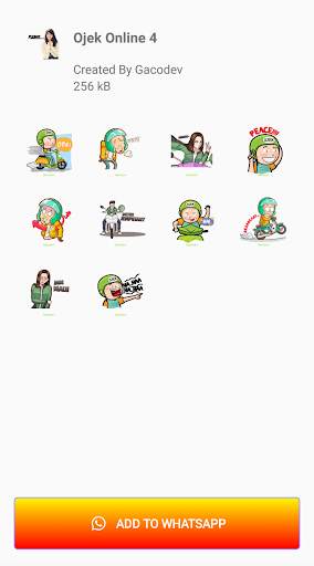 Sticker Wa Ojek Online screenshot 5