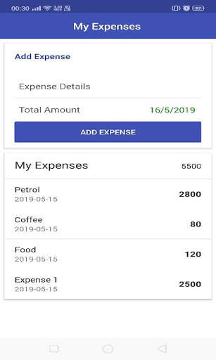 My Expenses screenshot 1