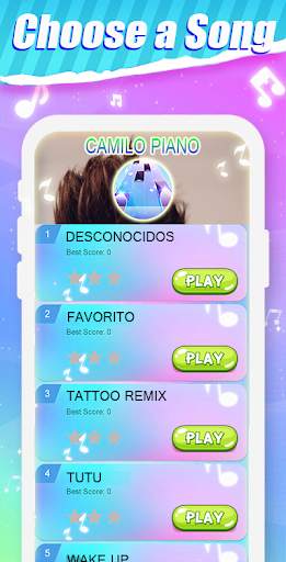 Camilo Piano Tiles screenshot 1