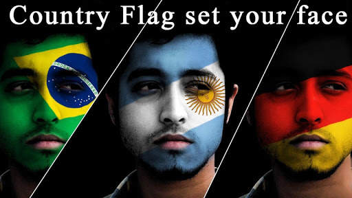 Flag Face App - Flag on Pic screenshot 1