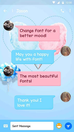 Cotton Love Font for FlipFont Cool Fonts screenshot 3