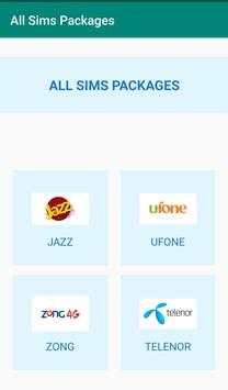 ALL SIM INTERNET PACKAGES screenshot 1