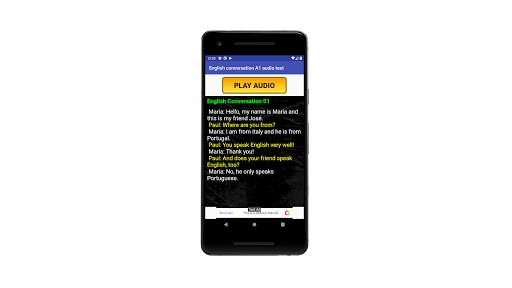 English conversation A1 audio text Free screenshot 2