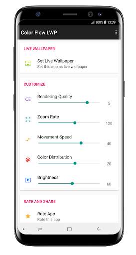 Color Flow Live Wallpaper screenshot 1