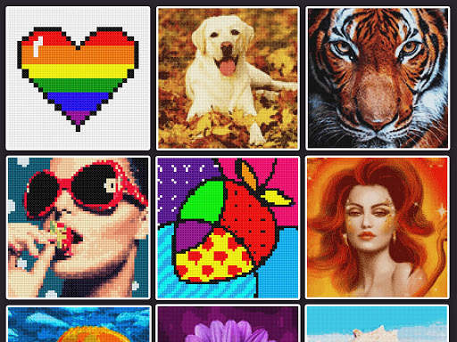 Cross Stitch: Color by Number 9 تصوير الشاشة