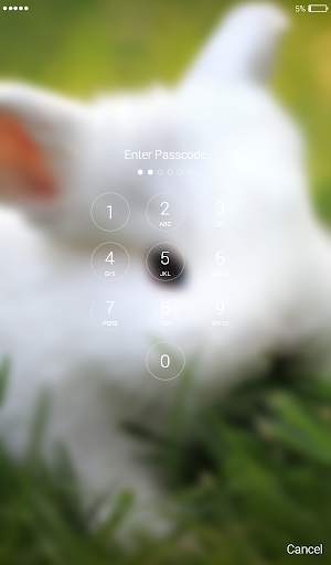 Rabbit run Lock Screen Wallpaper 6 تصوير الشاشة