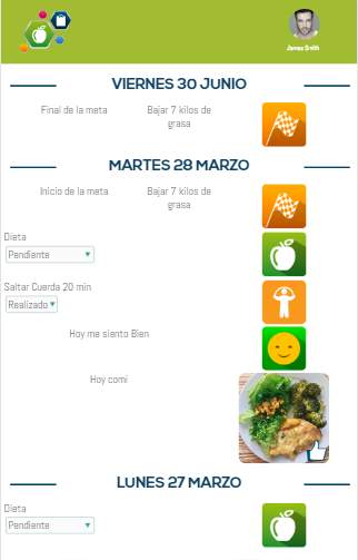App de seguimiento Nutrimind screenshot 1