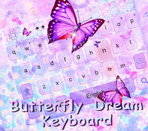 Butterfly Dream Keyboard Theme स्क्रीनशॉट 1