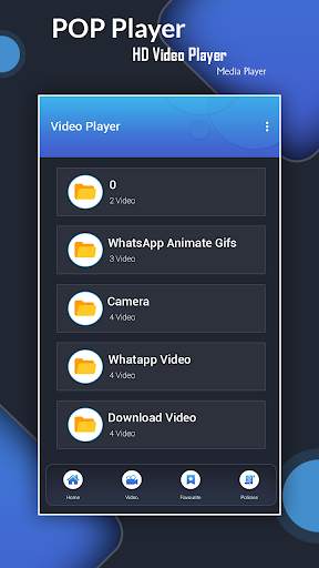 POP Player - HD Video Player, Media Player screenshot 1