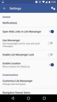 Lite Messenger for Facebook screenshot 8