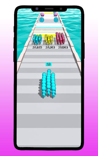 Push Crowd City Clash 3D Game screenshot 1