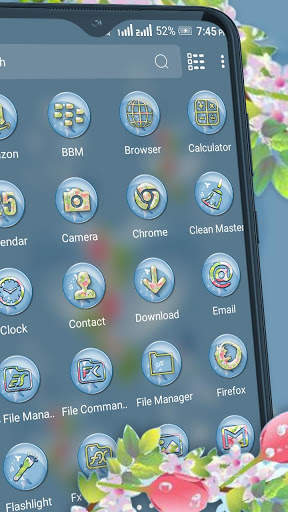 Aqua Heart Launcher Theme screenshot 3