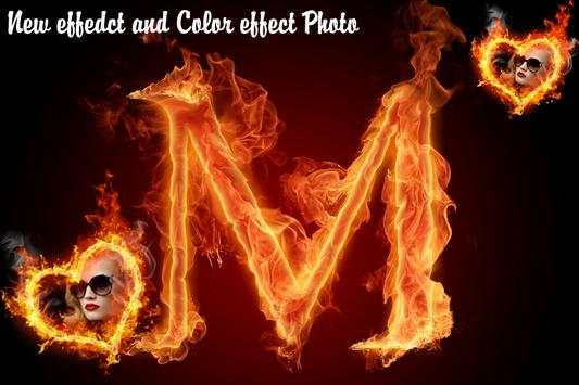 Fire Text Photo Frame : Stickers and Text screenshot 5