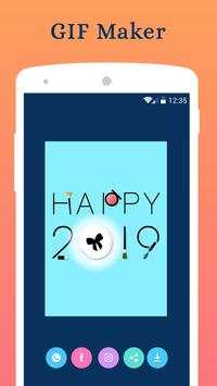 Edit Name on GIF Of New Year 2019 screenshot 4
