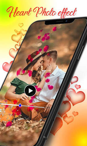 Heart Effect on Photo Video Status Maker screenshot 2