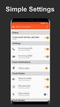Flash on Call and SMS: Automatic Flashlight alerts screenshot 2