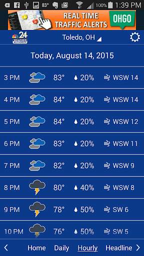 WNWO NBC 24 Weather Authority screenshot 4