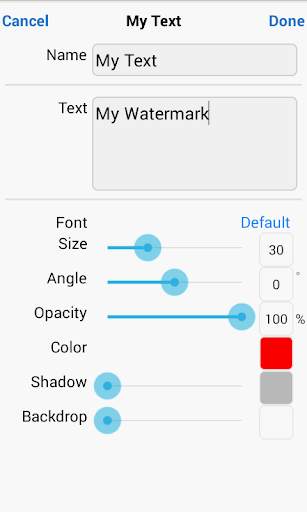 iWatermark  Free Add Text, Logo, Watermark Caption screenshot 11