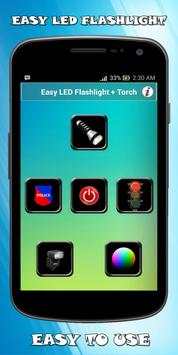 Easy LED Flashlight   Torch screenshot 1