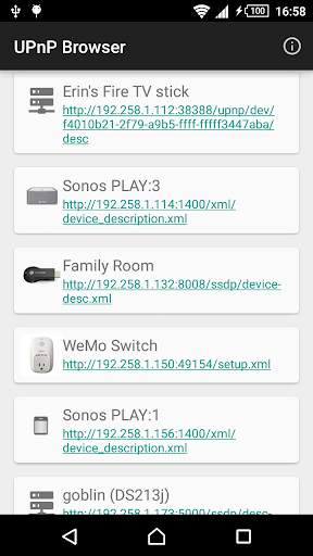 UPnP Browser screenshot 1