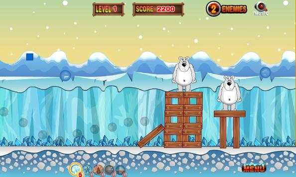 Angry Penguins Adventure - War Attack Games screenshot 6