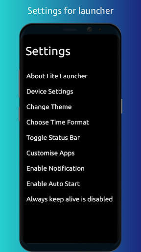Lite Launcher- Minimalist Phone Launcher screenshot 2