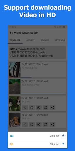 Video Downloader for Facebook screenshot 2
